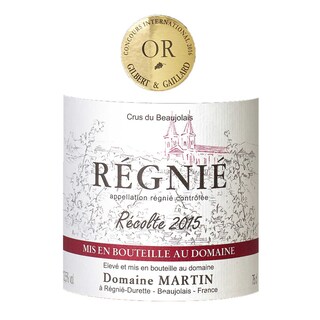 France - Frankrijk | Bourgogne - Cru du Beaujolais | Regnié 2015 Domaine Martin 