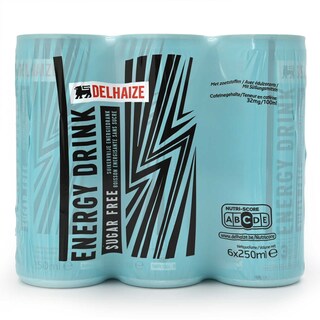 Delhaize | Energy Drink | Suikervrij 6 x 25 cl