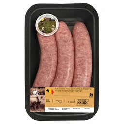 Saucisses | Porc Ferme | D'Ardenne