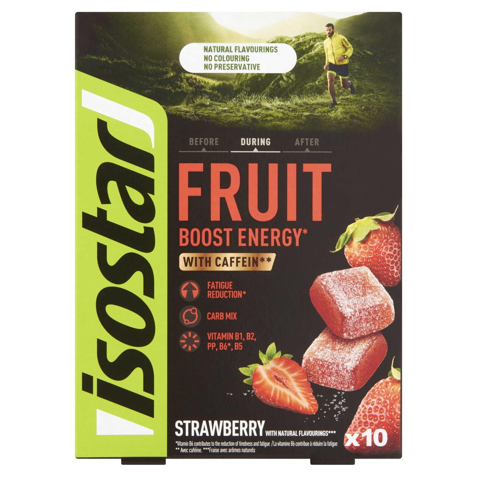 Isostar High energy | Fruit boos | Aardbei smaak