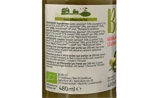 Delhaize | Bio | Soupe | Légumes verts | Bio 