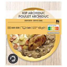 Delhaize | Poulet | Archiduc | Gratin de légumes 450 gr