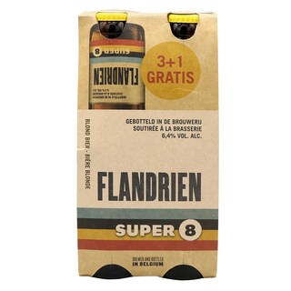 Super 8 | Blond bier | 6,4% alc | 3+1 