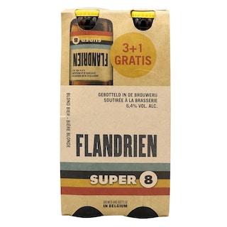 Super 8 | Blond bier | 6,4% alc | 3+1 