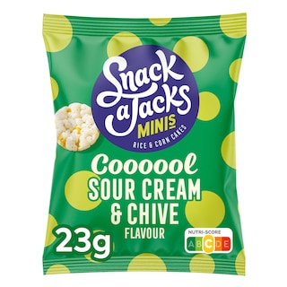 Snack A Jacks | Rijstwafels | Sour Cream&Chives | Mini 