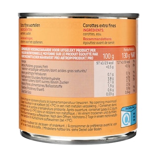 Delhaize | Carottes | Extra fins 265 gr