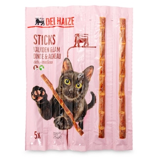Delhaize | Kattensnacks | Sticks | Mix vlees 