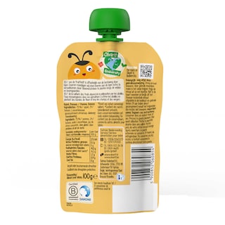 Olvarit | Gourde | Pomme Banane | 6M 100 gr