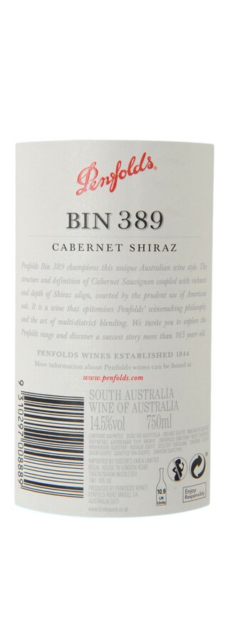 Penfolds | Bin 389 | Cabernet, Shiraz | 2009 75 cl