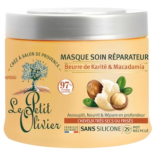 Le Petit Olivier | Masque Réparateur |Beurre de Karité & Macad 33 cl