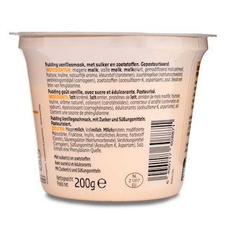 Delhaize | Proteïne | Pudding | Vanille 
