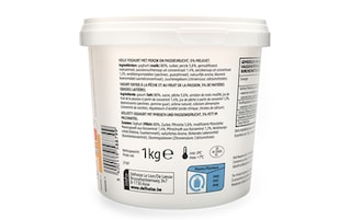 Delhaize | Yoghurt | Vol | Perzik en passievrucht 