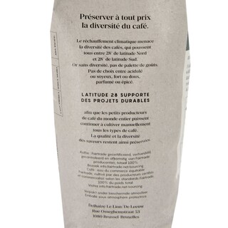 Latitude 28 | Koffie | Espresso| Bonen | RFA | Bio 