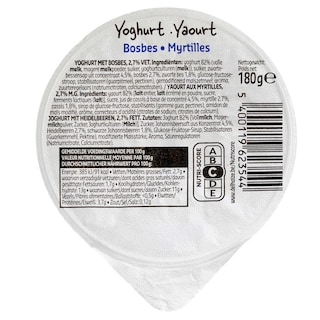 Delhaize | Yaourt | Entier | Myrtille 