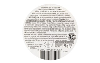Delhaize | Gouda | Kaasblokjes | Oud | 120g 
