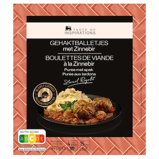 Taste of Inspirations | Lionel Rigolet | Gehaktballetjes zinnebir 