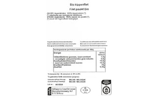 Delhaize | Bio | Filet | Kip | Bio 