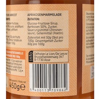 Delhaize | Confiture | Abricots 