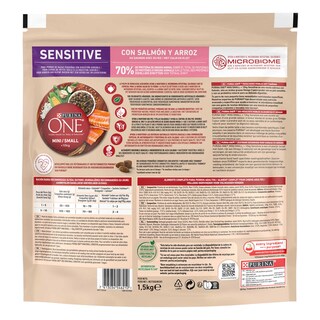 Purina ONE | Aliment Chien | Mini | Croquettes | Saumon 1,5 kg