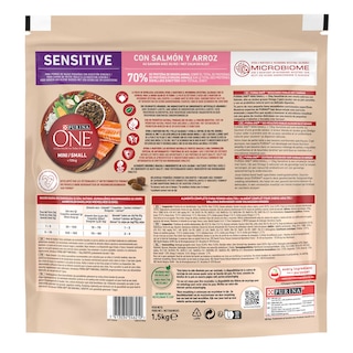 Purina ONE | Hondenvoeding | Mini | Brokjes | Zalm 
