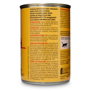 Delhaize | Aliment chat | Terrine | Adult | Mix viande 405 gr