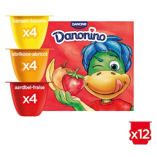 Danonino | Fromage frais | Fruits | Mix | Mini 