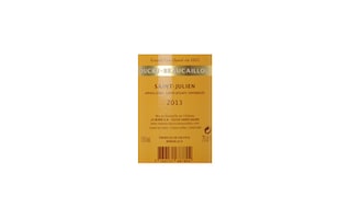 FR BORDEAUX SAINT JULIEN | Ducru Beaucaillou 2013 75 cl