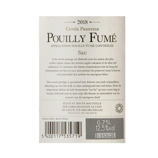 France - Frankrijk | Loire - Pouilly Fumé | Pouilly Fumé Cuvée Prestige 2018 