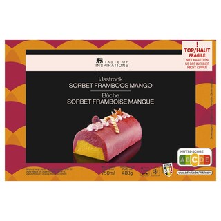 Taste of Inspirations | Bûche | Sorbet | Framboise | Mangue 