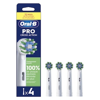 Oral-B | Cross Action | 4 recharges | Cross action XF 4 pc