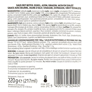 Delhaize | Sauce | Bearnaise 