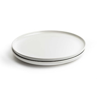 Moods | 2 Assiettes | Blanc | 27cm 