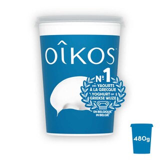 Oikos | Yaourt | Nature | Entier | À la grecque 480 gr
