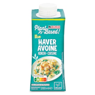 Delhaize | Plant-Based | Crème | Avoine | Bio 