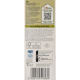 Delhaize | Bio | Yaourt | Entier | Bio 1 l