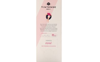 Vintense | 0 % | vin sans alcool | Rosé 