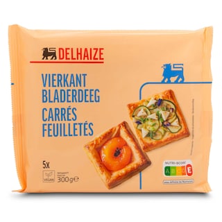 Delhaize | Pâte feuilleté | Carrés 