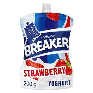 Melkunie | Breaker | Yoghurt |Aardbei 200 gr