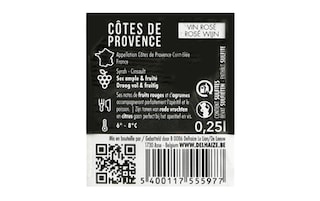 Delhaize | Côtes de Provence 25 cl