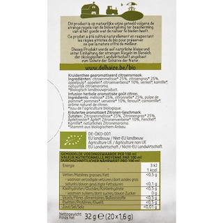 Delhaize | Bio | Tisane | No stress | Sachets | Bio 
