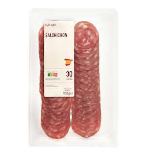 Delhaize | 100g Saucisson en tranches 
