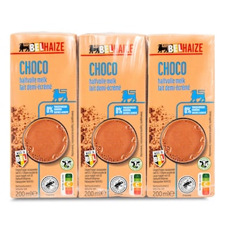 Delhaize | Chocolademelk | Minder Suiker 6 x 20 cl