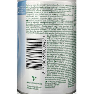 Air Wick | Freshmatic Max | Recharge | Désodorisant | Douceur de Coton 