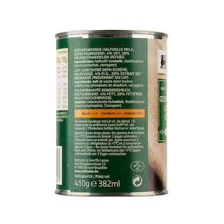 Delhaize | Lait | Concentré | Demi-écrémé | 4% 