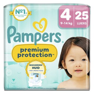 Pampers | Premium Protection | Langes | Taille 4 25 pc