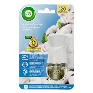 Air Wick | Aérosol | électrique  | Cotton & Orchidée 