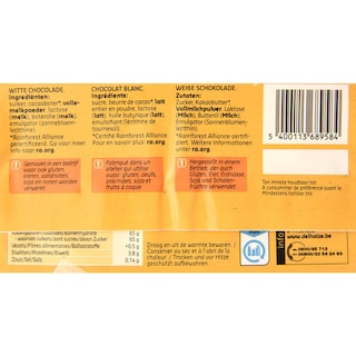 Delhaize | Chocolat | Blanc 
