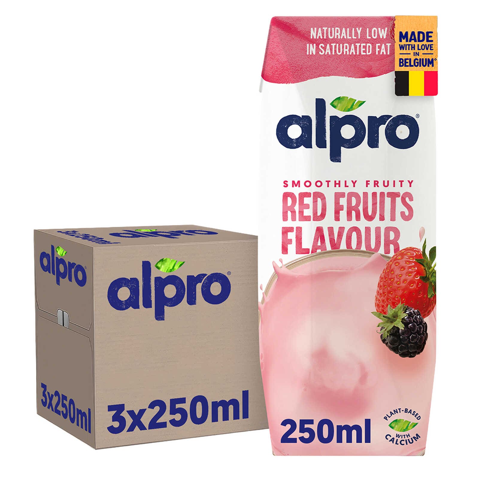 Alpro Plantaardige drank | Soja | Rode vruchten