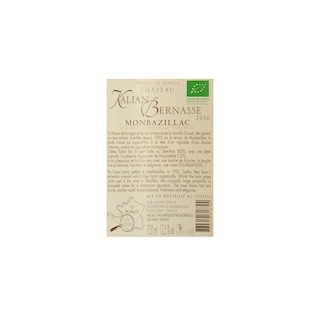 France - Frankrijk | Sud-Ouest - Monbazillac | Château Kalian Bernasse 2016 | Bio 