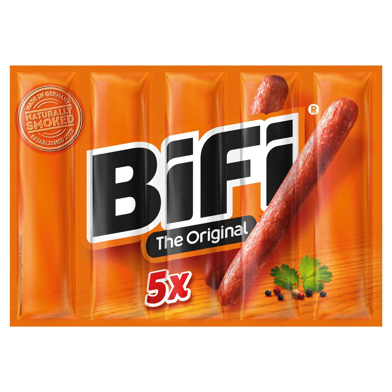 Bifi Snack | Droge worst | Gerookt | 5 Pack